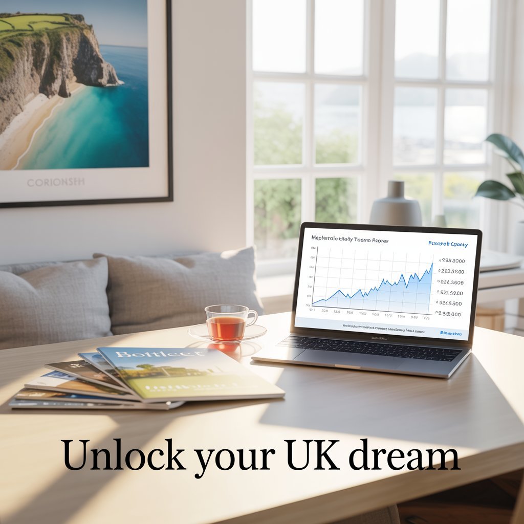an image with laptop showing uk